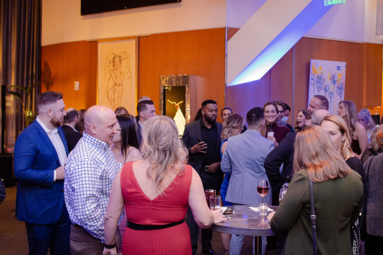 holiday group candid